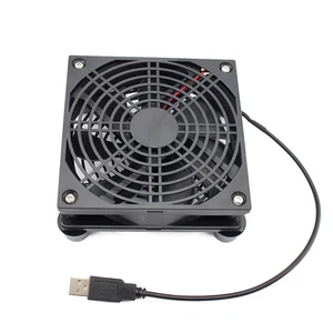 5V USB Computer Case Chassis Cooling Fan Wireless Router Set-top Box Mute Cooler - Afbeelding 1 van 11