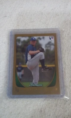 Bowman Gold #191 2011 Jake McGee Tampa Bay Rays P Foto 1 de 2