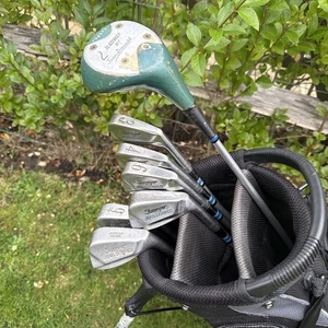 Slazenger By Jean Donald Wood And Irons Golf Set. Aluminium Shafts & Great Grips - Picture 1 of 19