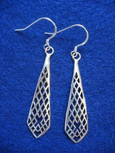 Devani .925 Sterling Silber Ohrhänger Indien - Bild 1 von 1