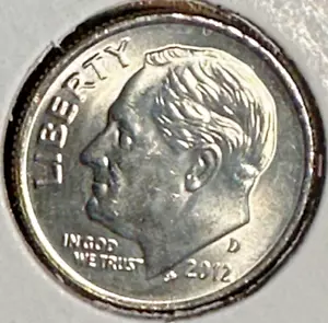 2012 D Roosevelt Dime unzirkuliert aus neuwertig Set - Bild 1 von 4