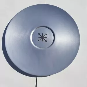 Mid Century Modern Mirro Medallion 17” Aluminum Charger Tray Sputnik - Picture 1 of 12