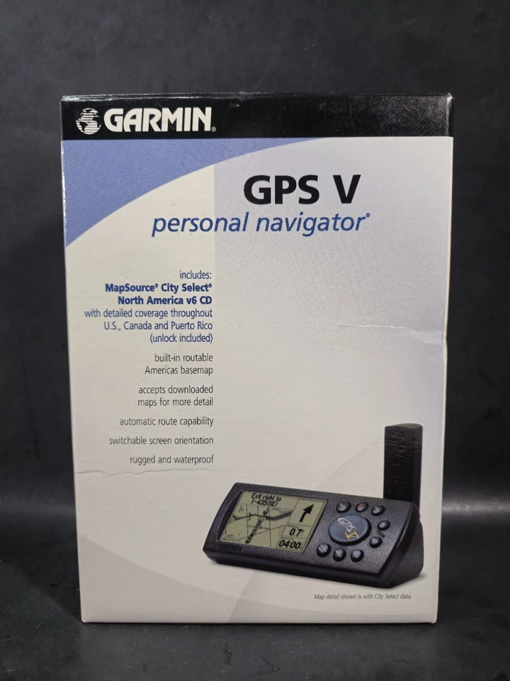 Garmin GPS V Americas DLX Personal Navigator Hiking Hunting Biking Camping 2002 - Image 1 of 4