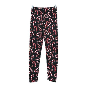 No Boundaries Junior Weihnachten Zuckerstange Stretch Hose Leggings Größe Small 3-5 - Bild 1 von 5