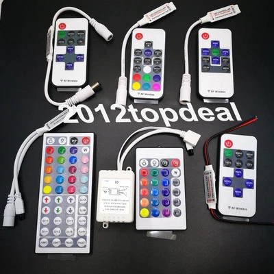 Led Strip Lights Mini 3/24/44 Key IR Remote Wireless Controller F 3528 5050 RGB - Image 1 of 4