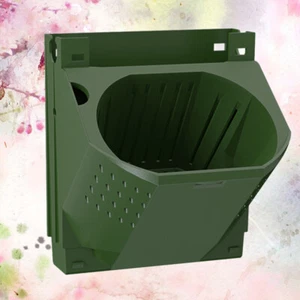 Indoor Garden Wall Plant Hanger Vertical Planter Single-hole Flower Pot Mounted - Picture 1 of 12