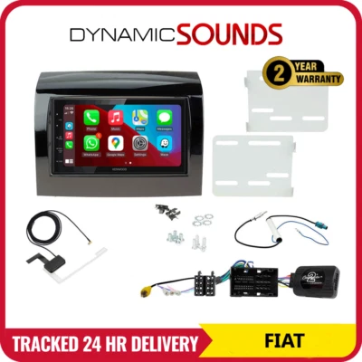 Fiat Ducato (2015-2021) Kenwood DAB+ Android Auto CarPlay Stereo Upgrade Kit - Image 1 of 4