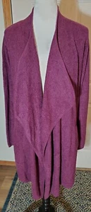 Barefoot Dreams Cozy Chic Lite Waterfall Open Front Cardigan - Size S/M - Picture 1 of 9