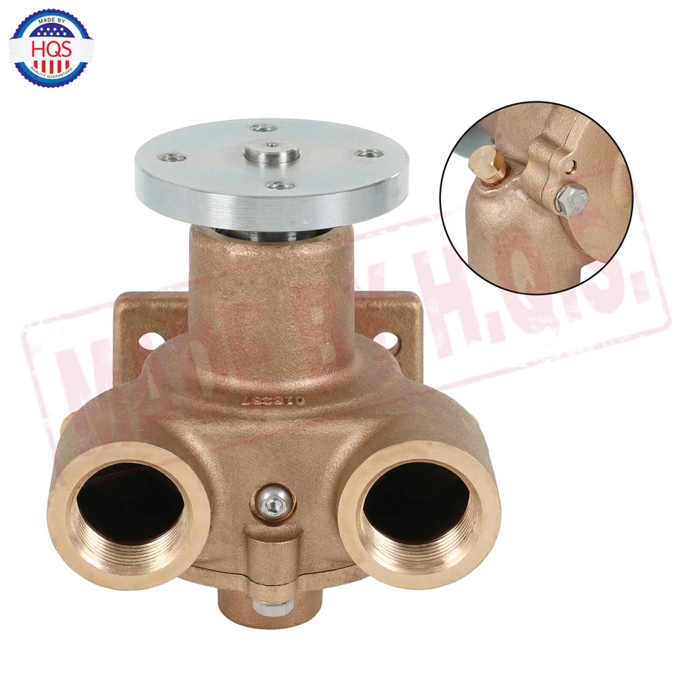 Water Sea Pump 97179 For Crusader Sherwood E35 502 220 270 305 350 & V6 Engines - Image 1 of 4