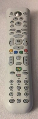 Universal Media Remote Control For Xbox 360 White DVD Tested Working - Image 1 of 2