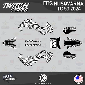 Graphics Kit for Husqvarna Mini TC50 (2024) TC 50 Twitch - WHITE - Picture 1 of 6