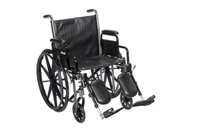 Drive Medical Silver Sport 2 Wheelchair - Black - Picture 1 of 3
