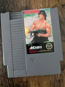 Rambo (Nintendo NES) Nur Cartridge Spiel - GETESTET - Bild 1 von 2