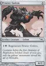 PEWTER GOLEM FOIL Mirrodin MTG Magic the Gathering Cards DJMagic