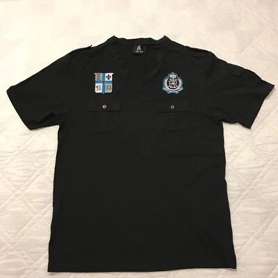 Camisa Red Ape preta 3 bolsos gola V 2XL - Imagem 1 de 4