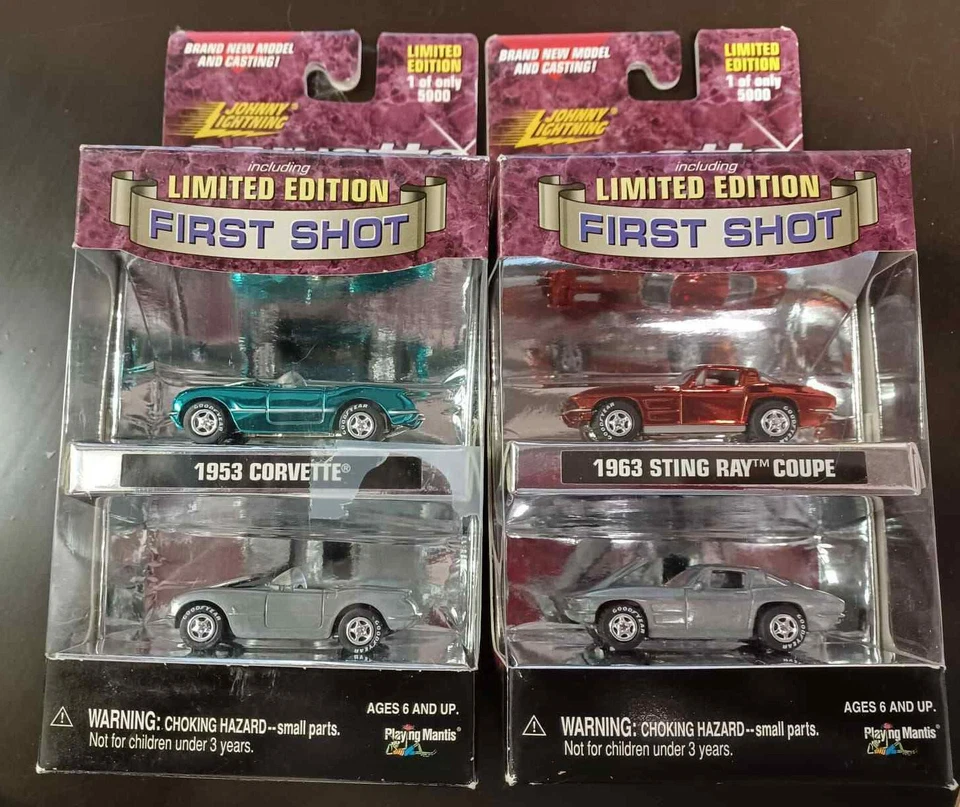 Johnny Lightning CORVETTE COLLECTION FIRST SHOT lot of 2 - Image 1 of 1