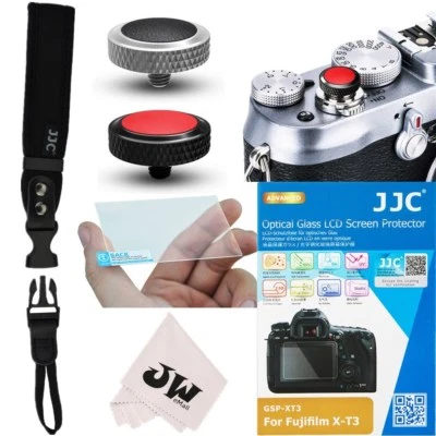 5in1 Kit Wrist Strap+Shutter Release Button+Protector Film for Fujifilm X-T3 XT3 - Image 1 of 4