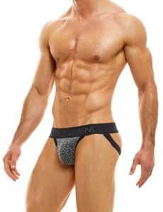 Jockstrap Modus Vivendi King Cheetah Jock Jaquard Metalic Silver Yarns 13113 108 - Picture 1 of 3