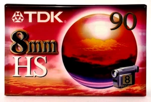 TDK 8 MM HS 90 - P5-90HSEN Camcorder Videoband 8 mm PAL SECAM NEU & VERSIEGELT - Bild 1 von 4