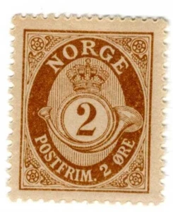 1899 Norway STAMPS SC# 48 MLH OG - Picture 1 of 1