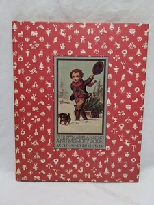 *leicht eingeschrieben* Weihnachtsplanungs- und Erinnerungsbuch ein altmodisches Buch  - Bild 1 von 21