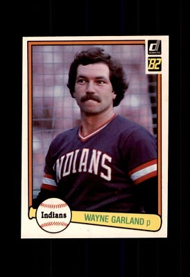 1982 DONRUSS BASEBALL CARD CLEVELAND INDIANS #489 WAYNE GARLAND  * - Image 1 of 2