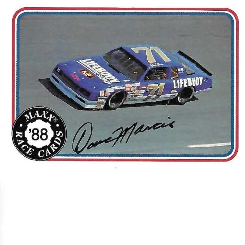 DAVE MARCIS SIGNED 1988 MAXX RACING #64 - NASCAR - Image 1 of 1