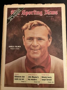 THE SPORTING NEWS Arnold Palmer A Master’s Touch No Label April 4, 1970! - Picture 1 of 5
