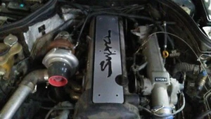 Toyota 1JZ VVTi Chaser Supra Spark Plug Cover: Supra Bare Aluminum! - Picture 1 of 9