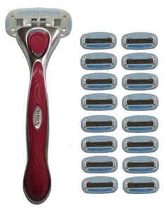 16 Women Refills Fits Schick Quattro Razor 5 Blades Cartridges Quatro Handle 4 8 - Picture 1 of 3
