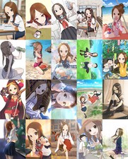 20 cards Teasing Master Takagi-san Card Paster Card Stickers