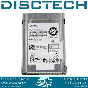 Dell TDNP7 / Toshiba KPM5XRUG1T92 1.92TB 2.5 SFF 12Gbps RI SAS Solid State Drive - Picture 1 of 4