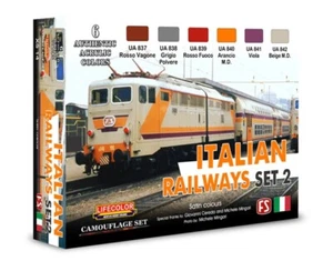 Lifecolor XS14 - Juego Ferrocarriles Italianos # 2, 6 x 22 ml - Nuevo - Imagen 1 de 1