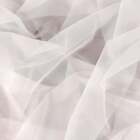 French Off White Stretch Tulle Fabric Soft Elastic Tulle Lining Fabric By 1 Yard