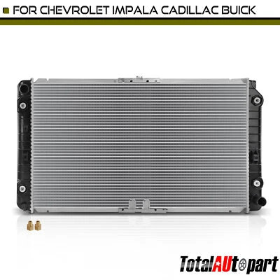 Radiator w/ Trans Oil Cooler for Chevy Impala Caprice 1994-1996 4.3L Auto Trans - Imagem 1 de 4
