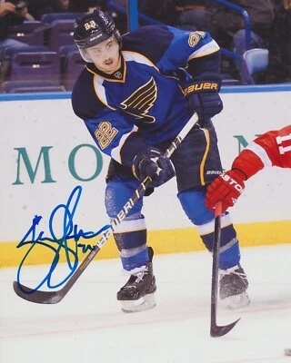 FOTO 8X10 FIRMADA POR KEVIN SHATTENKIRK DE ST. LOUIS BLUES 2 Foto 1 de 3