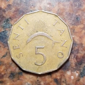 1966 TANZANIA 5 TANGO COIN - #B2440 - Picture 1 of 2
