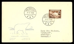 Mayfairstamps Greenland FDC 1956 Polar Bear First Day Cover aar_78809 - Picture 1 of 2