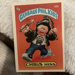 1985 Topps Garbage Pail Kids Series 2 #62b CHRIS Hiss BRAND NEW MISPRINT - Picture 1 of 3