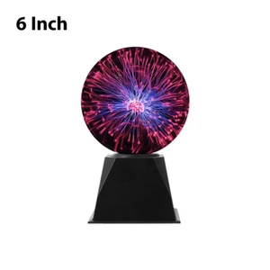 6 Inch Plasma Ball Static Electricity Ball Sound Sensitive Plasma U3K6 - Picture 1 of 10
