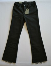 Allsaints All Saints Womens Jeans Zoe Pants Bootcut Low Rise Crop Black W28 L27