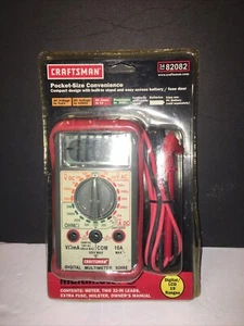 ***Craftsman 34-82082 Digital Multimeter in New Cond.*** Never used - Picture 1 of 10