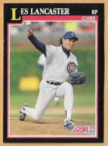 LES LANCASTER CHICAGO CUBS #293 - SCORE NM-MT 1991 - Picture 1 of 2