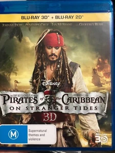 Pirates Of The Caribbean 4 - On Stranger Tides 3D and 2D BLU RAY (2011 movie) - Picture 1 of 2