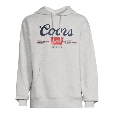 Sudadera con Capucha Coors Mountain Times Banquet Golden Colorado Gris Talla 3XL NUEVA Foto 1 de 4