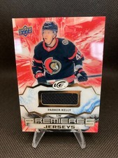 2021-22 Upper Deck Ice Premiers Rookies Jerseys Parker Kelly #IPA-PK Ottawa