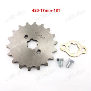 420 18Tooth 17mm Front Engine Sprocket For Piranha YCF GPX SSR ATV Pit Dirt Bike - Picture 1 of 3