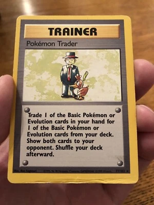 Pokémon WOTC Base Set Unlimited 1999 Pokémon Trader  71/102 Off Center OC Miscut - Image 1 of 2