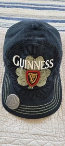 Guiness Dublin Cerveza Negro Gorra Bola Sombrero Ajustable Abridor de Botellas en Tapa Firma - Imagen 1 de 4