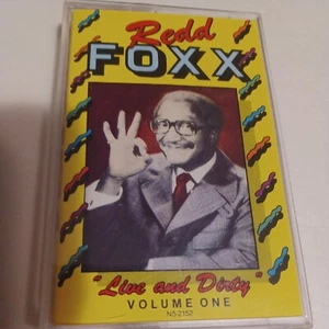 Red Foxx "Live And Dirty" Volume 1 Cassette Tape - Picture 1 of 6